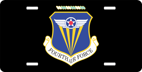 Fourth Air Force License Plate
