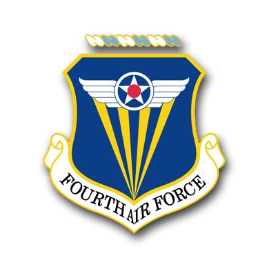 Fourth Air Force Vinyl Transfer Decal