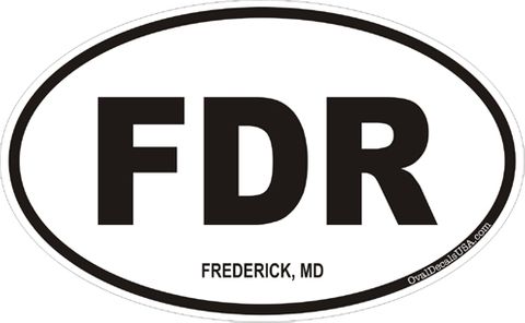 Frederick, Maryland Decal Sticker
