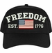 Freedom Est 1776 Embroidered Cap