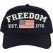 Freedom Est 1776 Embroidered Cap