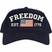 Freedom Est 1776 Embroidered Cap