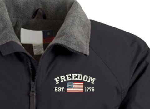 Freedom Est 1776 Embroidered Jacket