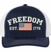 Freedom Est 1776 Embroidered Mesh-Back Cap