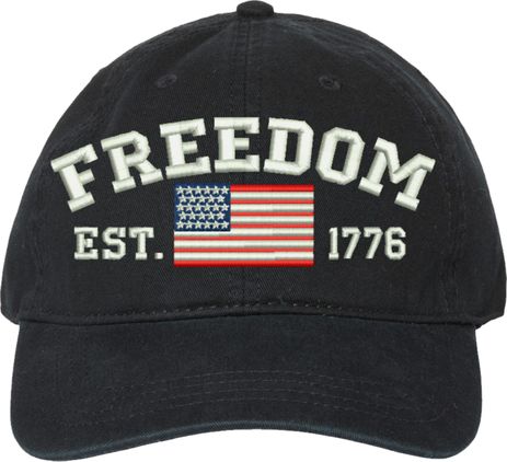Freedom Est 1776 Unstructured Dad Cap