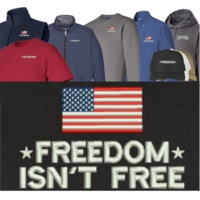 Freedom Isn't Free Apparel Thumbnail Illustration