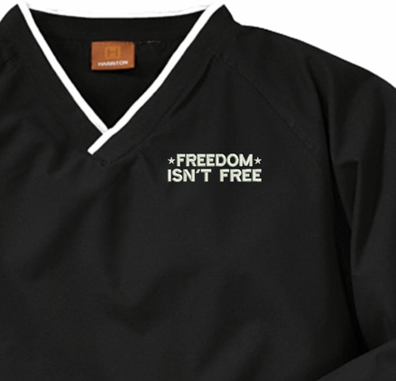 Freedom Isn't Free Harriton Windshirt