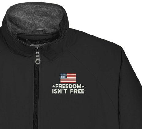 Freedom Isn't Free with Flag 3-Season Jacket