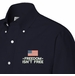 Freedom Isn't Free with Flag Oxford Shirt