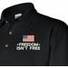 Freedom Isn't Free with Flag Polo