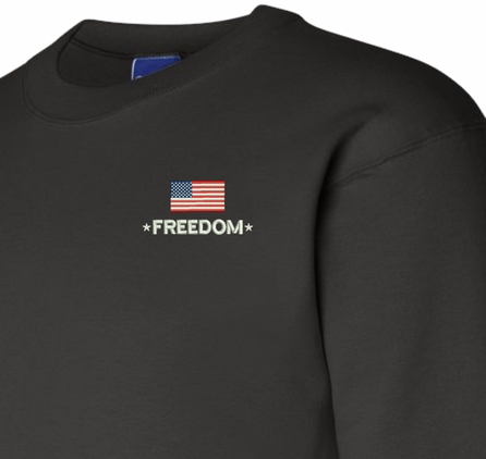 Freedom with Flag Sweatshirt