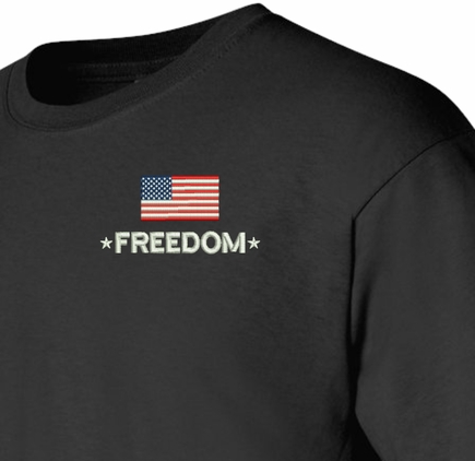 Freedom with Flag T-Shirt