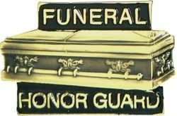 Funeral Honor Guard Lapel Hat Pin