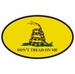 Gadsden Oval Decal - 
