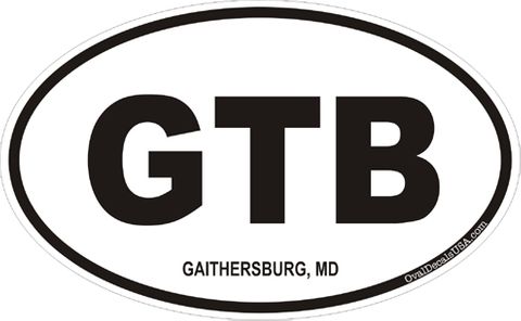 Gaithersburg, Maryland Decal Sticker
