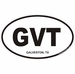 Galveston Texas Oval Decal