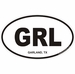 Garland Texas Oval Decal