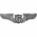 Glider Pilot Wings Pin