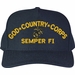 God, Country, Corps ... Semper Fi Marine Corps Custom Embroidered Cap
