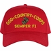God, Country, Corps ... Semper Fi Marine Corps Custom Embroidered Cap