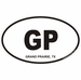 Grand Prairie Texas Oval Decal
