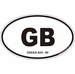 Green Bay Wisconsin Oval Decal