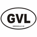 Greenville South Carolina Oval Decal