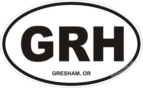 Greshman Oregon Oval Decal