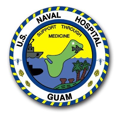 Guam Naval Hospital Vinyl Transfer Decal