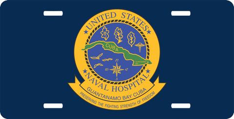 Guantanamo Bay Naval Hospital License Plate