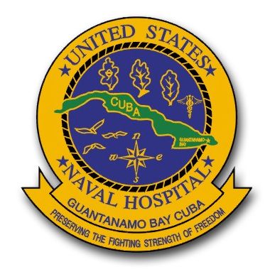 Guantanamo Bay Naval Hospital Vinyl Transfer Decal