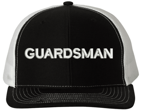 Guardsman Text Only USA Mesh-Back Cap
