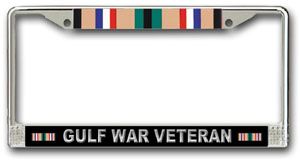 Gulf War License Plate Frame
