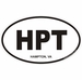 Hampton Virginia Oval Decal
