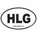 Harlingen Texas Oval Decal