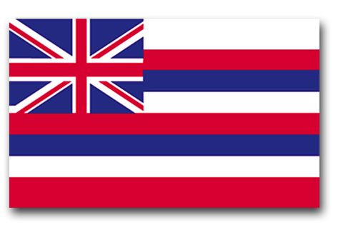 HAWAII  3 x  5 NYLON  STATE  FLAG
