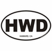 Haward California Oval Decal
