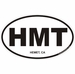 Hemet California Oval Decal