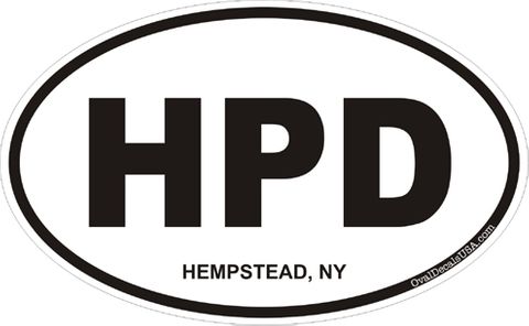 Hempstead New York Oval Decal