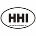 Hilton Head Island South Carolina Oval Decal