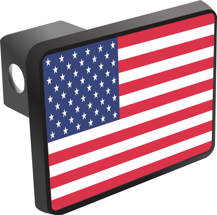 American Flag Hitch Cover