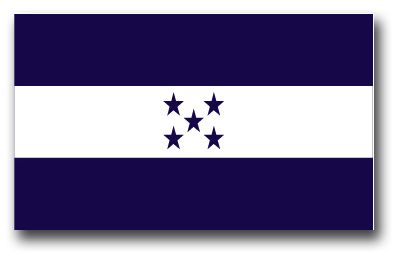 Honduras Flag Vinyl Transfer Decal