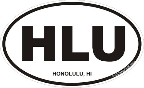 Honolulu, Hawaii Decal Sticker