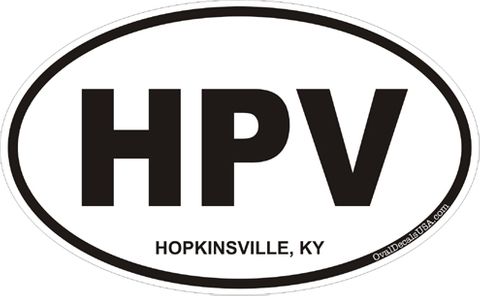 Hopkinsville Kentucky Oval Decal