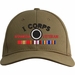 I Corps Afghanistan Veteran Embroidered Cap with Ribbons