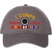 I Corps Afghanistan Veteran with Ribbons Unstructured Dad Cap