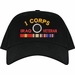 I Corps Iraq Veteran Embroidered Cap with Ribbons
