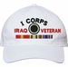 I Corps Iraq Veteran with Ribbons Unstructured Dad Cap