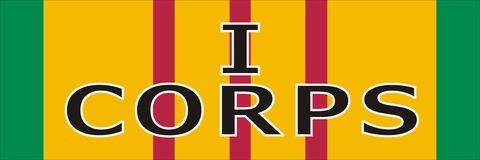 I Corps Vietnam Decal Sticker