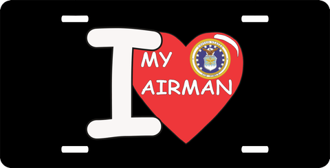 I LOVE MY AIRMAN License Plate